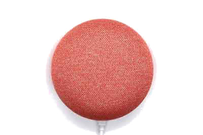 Google Home Mini visto de frente